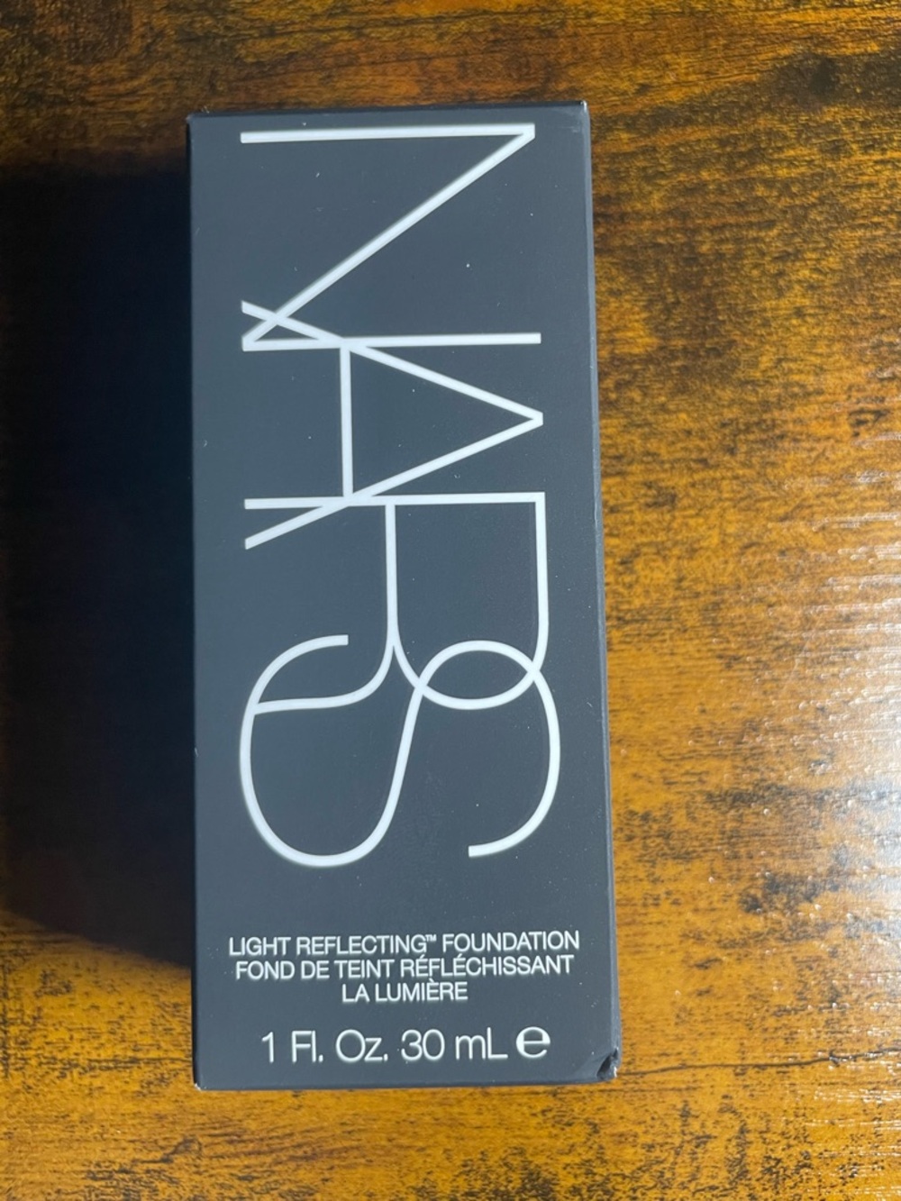 NARS Light Reflecting Foundation Box - Black & White Packaging